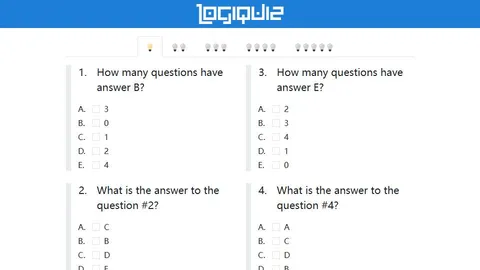 Logiquiz official game page captured in a desktop browser