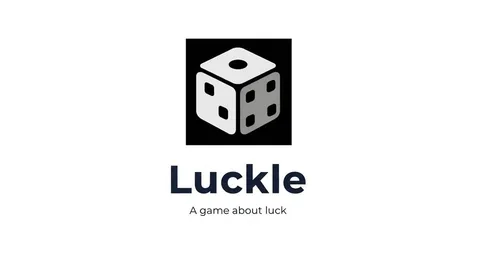 Luckle official game page captured in a desktop browser