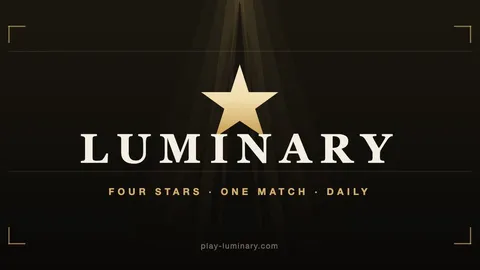 Luminary official game page captured in a desktop browser
