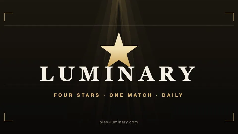 Luminary official game page captured in a desktop browser