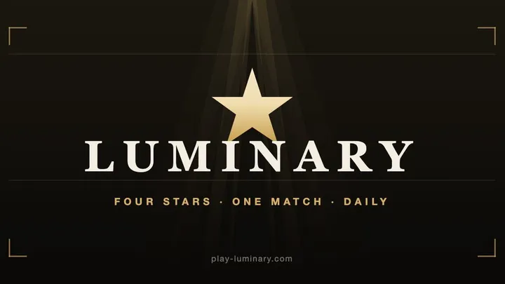 Luminary official game page captured in a desktop browser