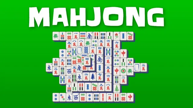Mahjong official game page captured in a desktop browser