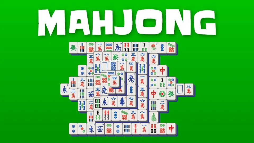 Mahjong official game page captured in a desktop browser