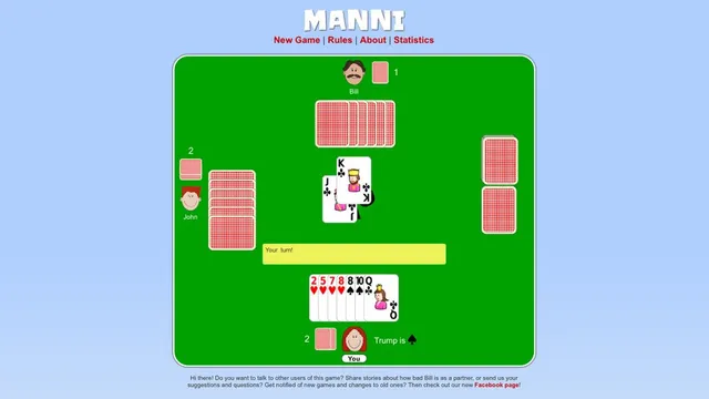 Manni official game page captured in a desktop browser