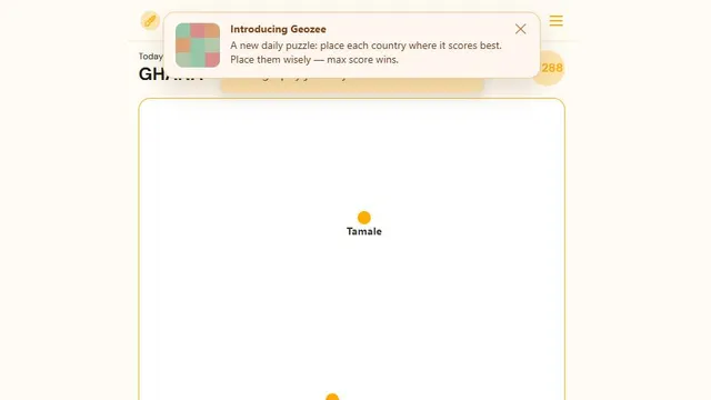 Mapster official game page captured in a desktop browser