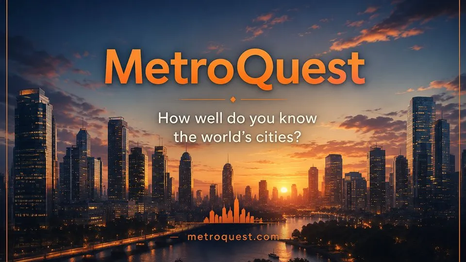MetrosQuest official game page captured in a desktop browser