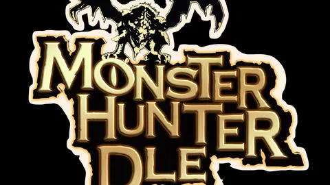Monster Hunter-dle official game page captured in a desktop browser
