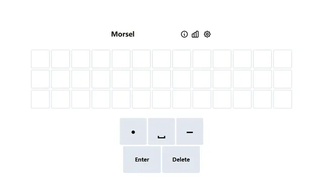 'Morsel' game in progress