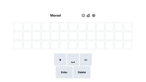'Morsel' game in progress