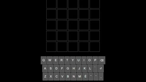 'Motdle' game in progress