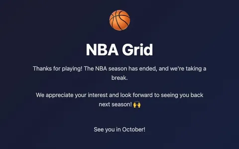 'NBAGrid' game in progress