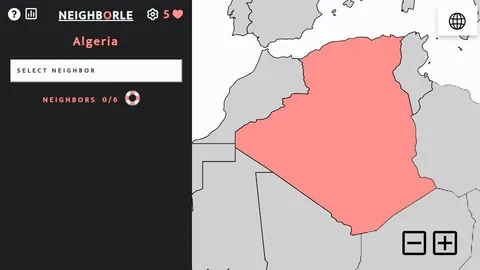 Neighborle official game page captured in a desktop browser