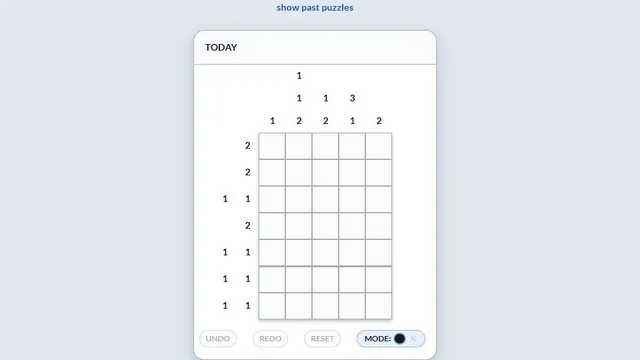 'Nonodle' game in progress