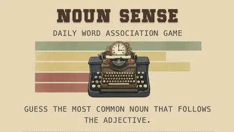 Noun Sense official game page captured in a desktop browser