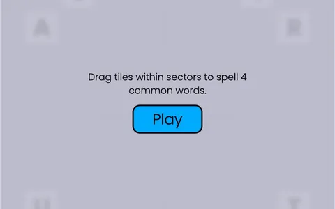 'Omiword' game in progress