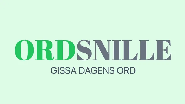 Ordsnille official game page captured in a desktop browser