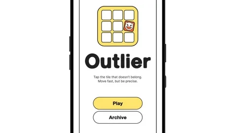 Outlier official game page captured in a desktop browser