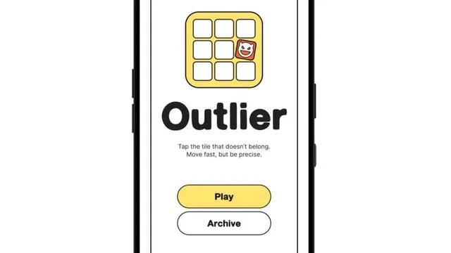 Outlier official game page captured in a desktop browser
