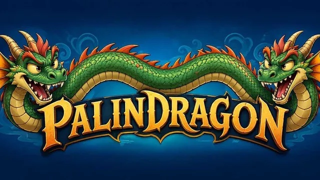 PalinDragon official game page captured in a desktop browser