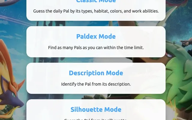 'Palwordle' game in progress