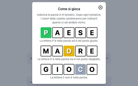 'Parolle' game in progress
