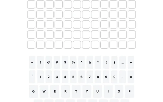 'Passwordle' game in progress