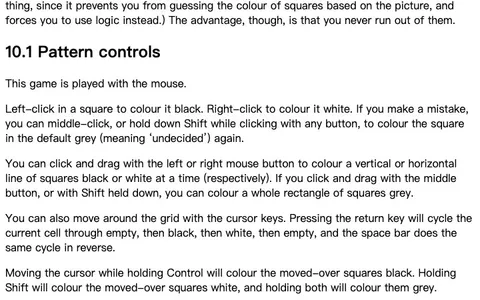 'Pattern' game in progress