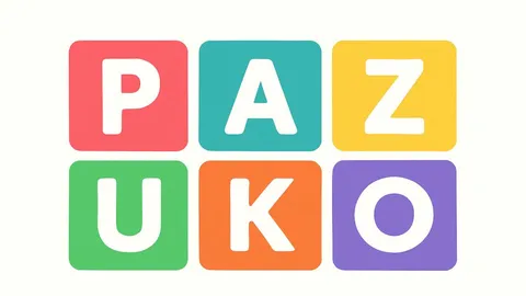 Pazuko official game page captured in a desktop browser