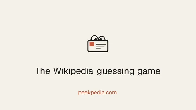 Peekpedia official game page captured in a desktop browser