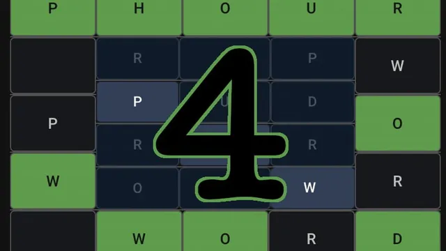 PhourWord official game page captured in a desktop browser