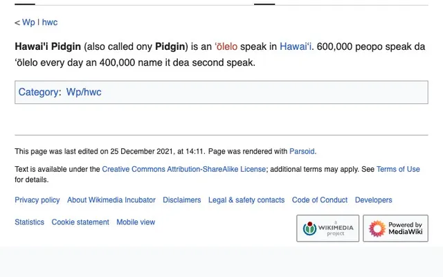 'Pidgin' game in progress