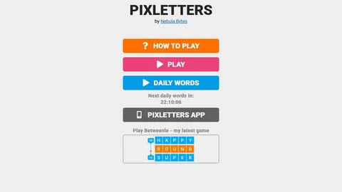Pixletters tutorial explaining blue, green, red, and gray pixel feedback