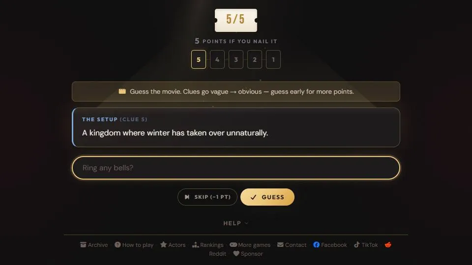 Plot-Hole official game page captured in a desktop browser