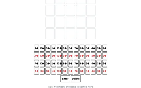 'Poker Handle' game in progress