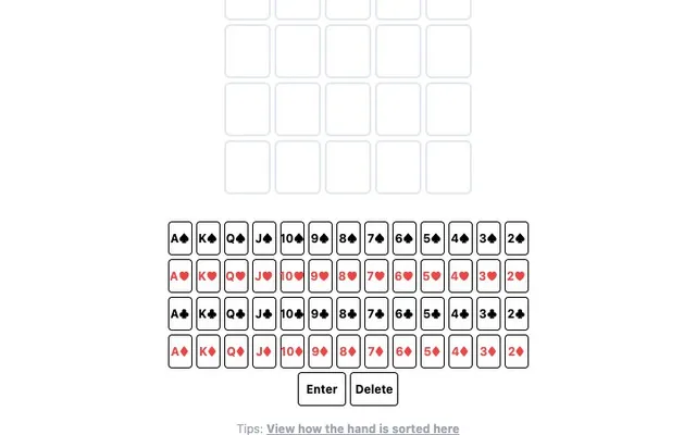 'Poker Handle' game in progress