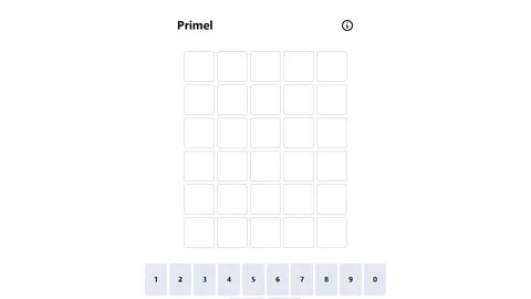 Primel official game page captured in a desktop browser
