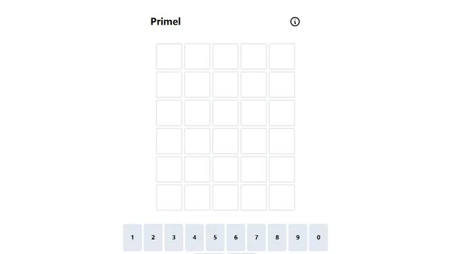 Primel official game page captured in a desktop browser