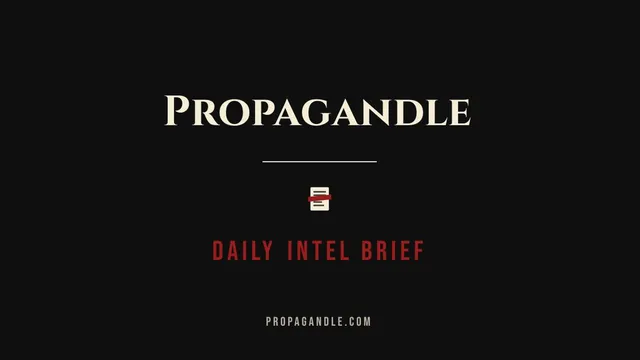 Propagandle official game page captured in a desktop browser