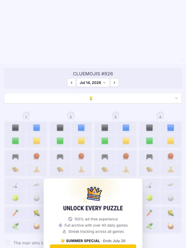 'Puzzleship - Cluemojis' game in progress