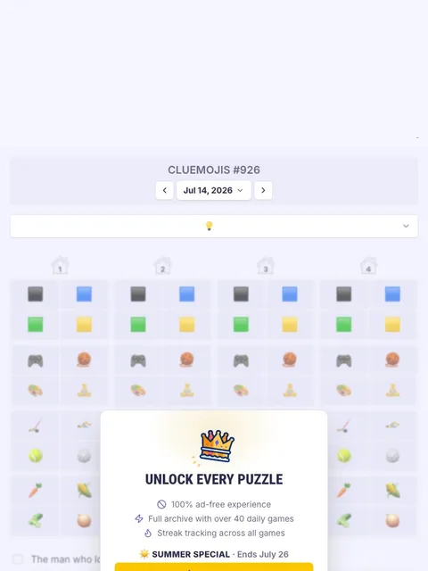 'Puzzleship - Cluemojis' game in progress