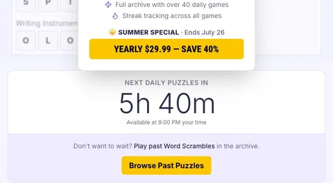 'Puzzleship - Word Scramble' game in progress