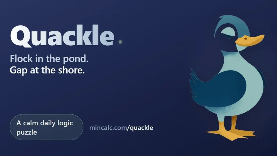 Quackle official game page captured in a desktop browser