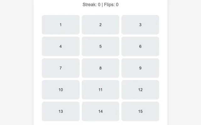'Quiple' game in progress