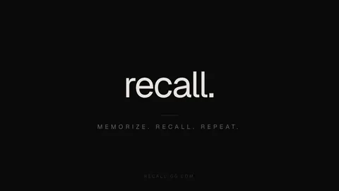 recall. official game page captured in a desktop browser