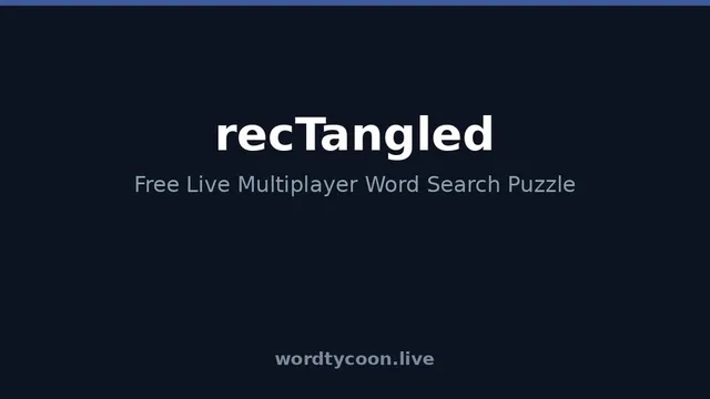 recTangled official game page captured in a desktop browser