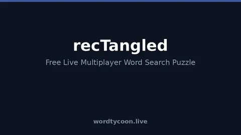 recTangled official game page captured in a desktop browser