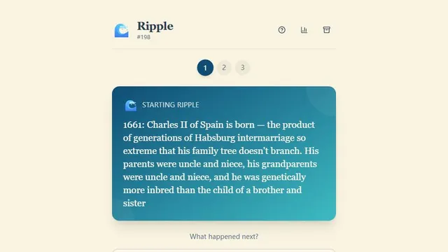 Ripple official game page captured in a desktop browser