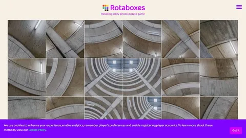 Rotaboxes official game page captured in a desktop browser