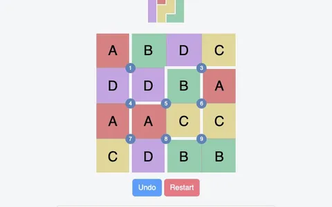 'Rotatly' game in progress