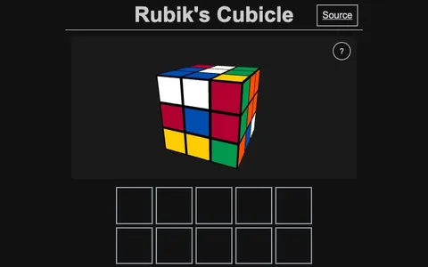'Rubik’s Cubicle' game in progress